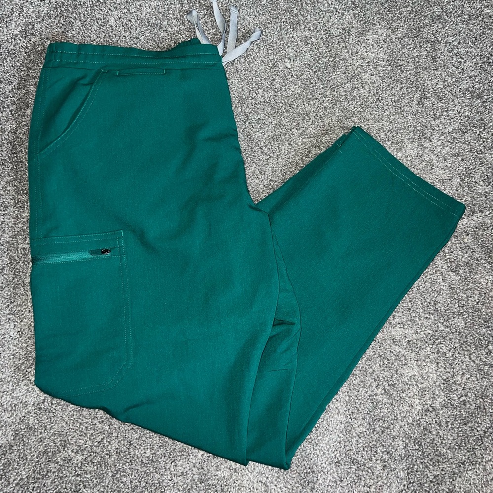 Figs Yola Scrub Pants - Hunter Green